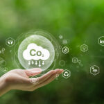 CO2 emission reduction concept